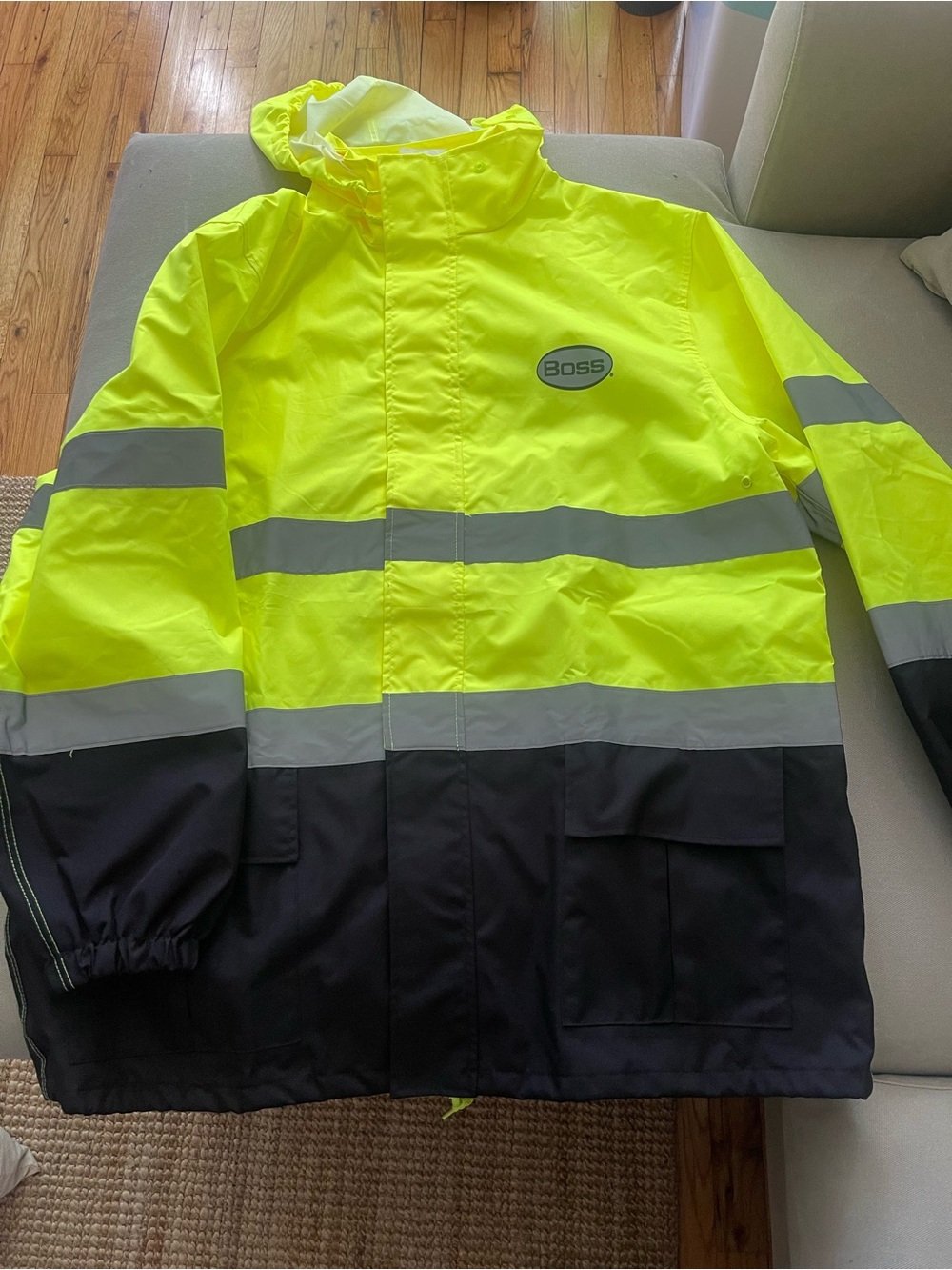 Boss high visible rain suit XL - Picture 2 of 3